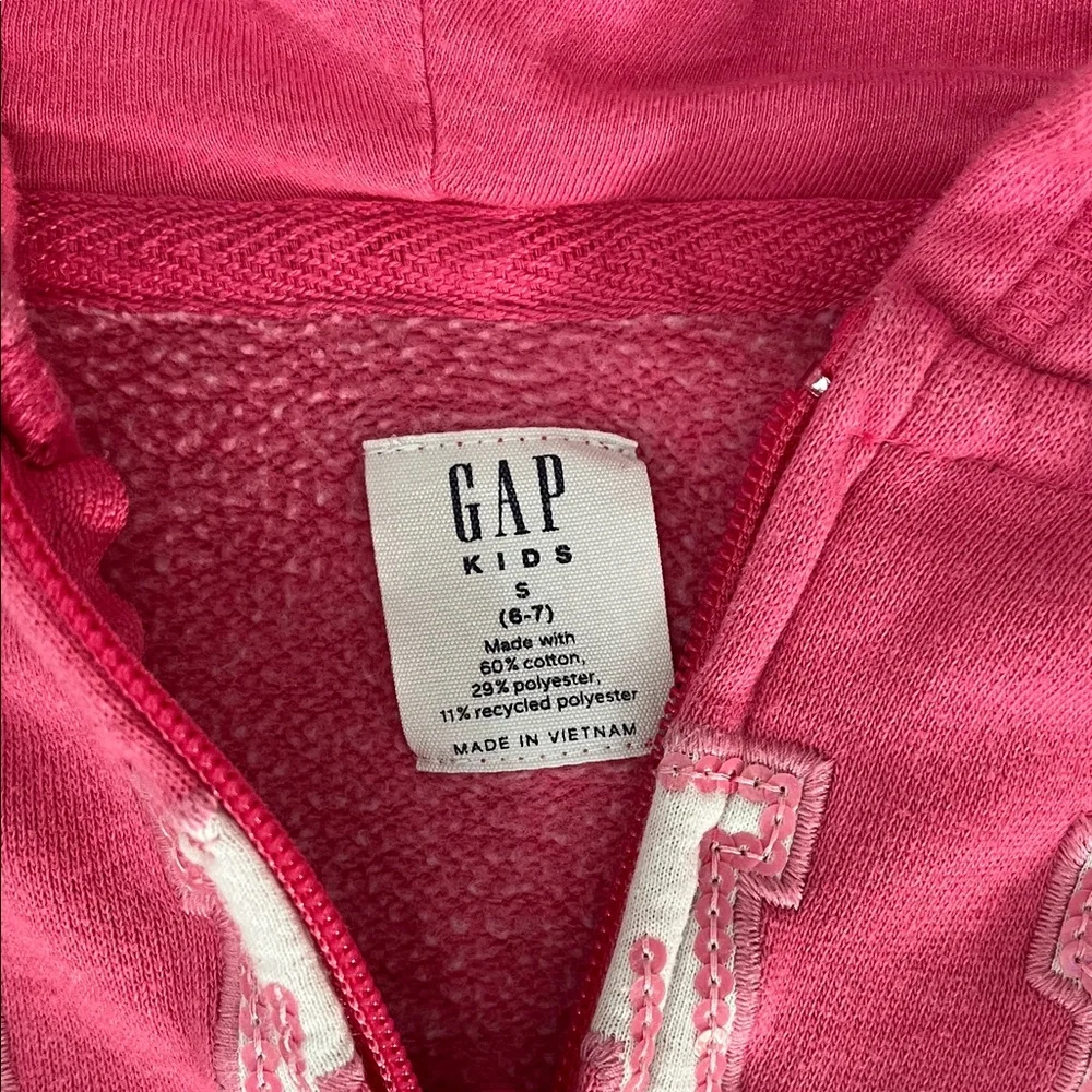 GAP Kids Cozy Comfy Pink Zip-Up Hoodie